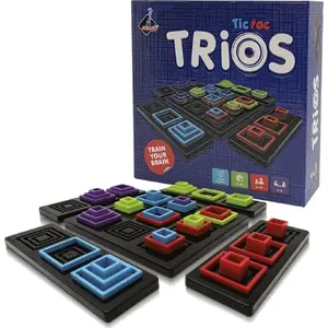 Board game ASKATO Gra Trios — family tabletop strategy game, compact set