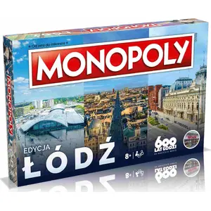 Настольная игра Winning Moves Monopoly Łódź — локальное городское издание