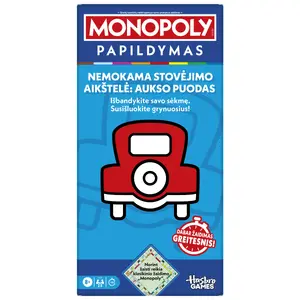 Board Game Monopoly Free Parking Jackpot by Monopoly — for ages 8+, approx. 45 min playtime