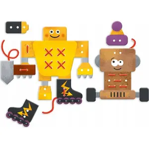 Настольная игра Granna Gra Roboty sznurowanka — развивающая шнуровка от Granna