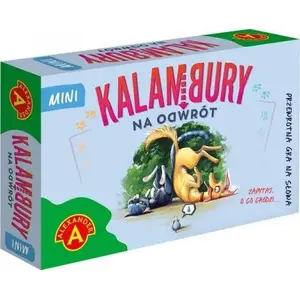 Board game Alexander Kalambury na odwrót Mini — party charades-style drawing and guessing game