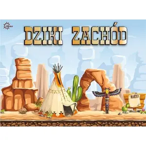 Board game Abino Dziki zachód ABINO by Abino – family tabletop game, MPN 507558