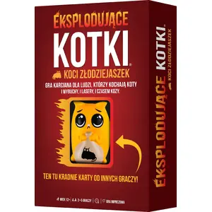 Настольная игра Rebel Gra Eksplodujące Kotki «Koci złodziejaszek» — карточная партия от Rebel