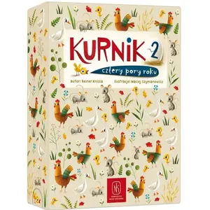 Board game Nasza Księgarnia Kurnik 2: Cztery pory roku – family tabletop game, Polish edition