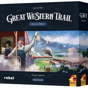Настольная игра Rebel Great Western Trail: Kolej na Północ — дополнение к Great Western Trail