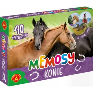 Настольная игра Alexander Pamięć‑Memosy‑Konie — мемори с картами о лошадях