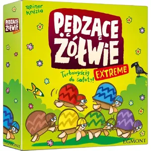 Настольная игра Egmont Gra planszowa Pędzące Żółwie Extreme — семейная гоночная стратегия