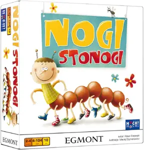 Книга Egmont Nogi Stonogi — образовательная, твердый переплет, на польском, 125×125 мм, 260 г, FSC