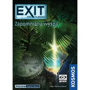 Galakta galda spēle EXIT: Gra tajemnic - Zapomniana wyspa — kooperatīva mīklu spēle, 1–4 spēlētāji, izbēgšanas istabas stils