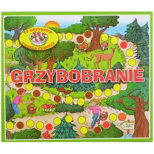 Board game Tegra Grzybobranie (mushroom picking) — family tabletop game by Tegra, MPN 0077