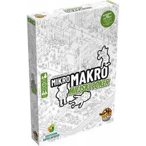 Board game Lucky Duck Games MikroMakro: Miejski poker — cooperative deduction crime-scene puzzle