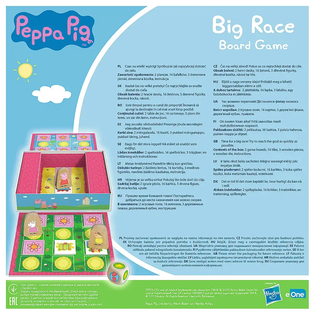 TREFL Peppa Pig Big Race Peppa galda spēle Photo 2