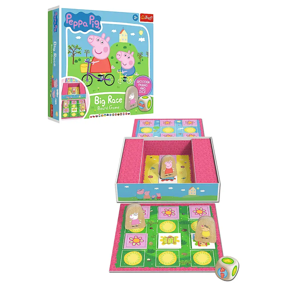 TREFL Peppa Pig Big Race Peppa galda spēle Photo 4