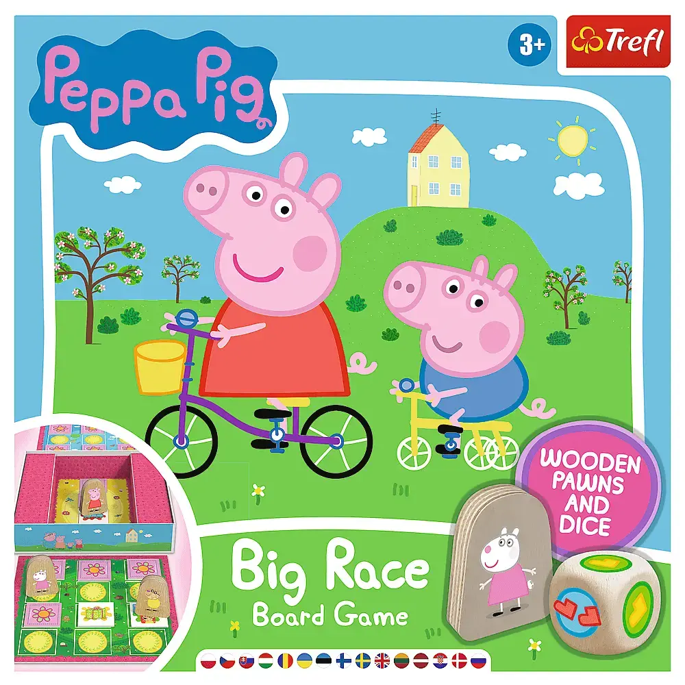 TREFL Peppa Pig Big Race Peppa galda spēle Photo 5