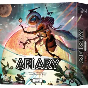 Настольная игра Rebel Rebel Apiary (польское издание) — семейная стратегическая игра, 1–5 игроков, переменное время партии