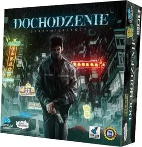 Board game Lucrum Games Dochodzenie: Sprzymierzeńcy – cooperative deduction tabletop game, Polish edition