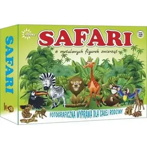 Board game Abino Gra planszowa Safari by Abino, family tabletop game, MPN 298338
