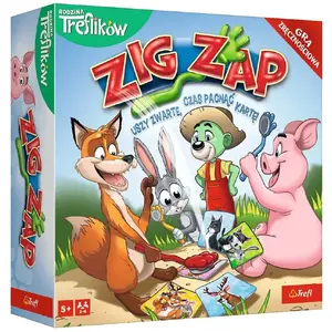 Настольная игра TREFL GRA - ZIG ZAP Rodzina Treflików (карточная/семейная игра)