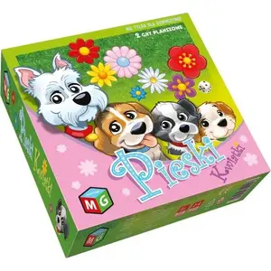 Board game Multigra Multigra Gra planszowa Pieski Kwiatki – family tabletop game, Polish edition (MG0440)