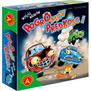 Настольная игра Alexander Pogromcy Prędkości — семейная гоночная игра, польское издание