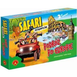 Board game Alexander Safari Fotograficzne — family travel-themed game by Alexander, MPN 1389