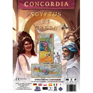 Board game expansion Egmont Concordia: Egipt / Kreta (Polish) – for ages 15+
