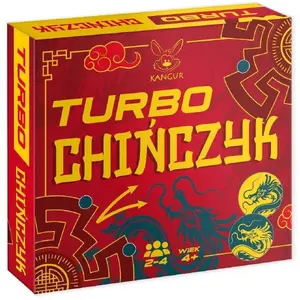 Настольная игра Kangur Turbo Chińczyk — семейная гоночная стратегическая игра