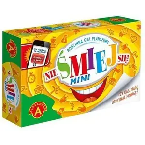 Board Game Alexander Nie Śmiej Się! Mini — party drawing and guessing game, compact edition
