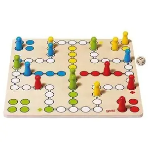 Board game Goki Chińczyk wooden edition – classic Ludo-style family game