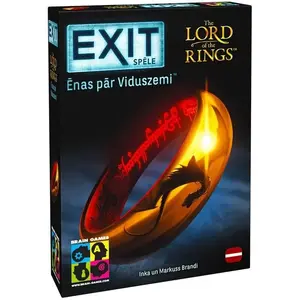 Board Game fantasy flight games — Brain Games Exit: Lord of the Rings LV — cooperative puzzle adventure