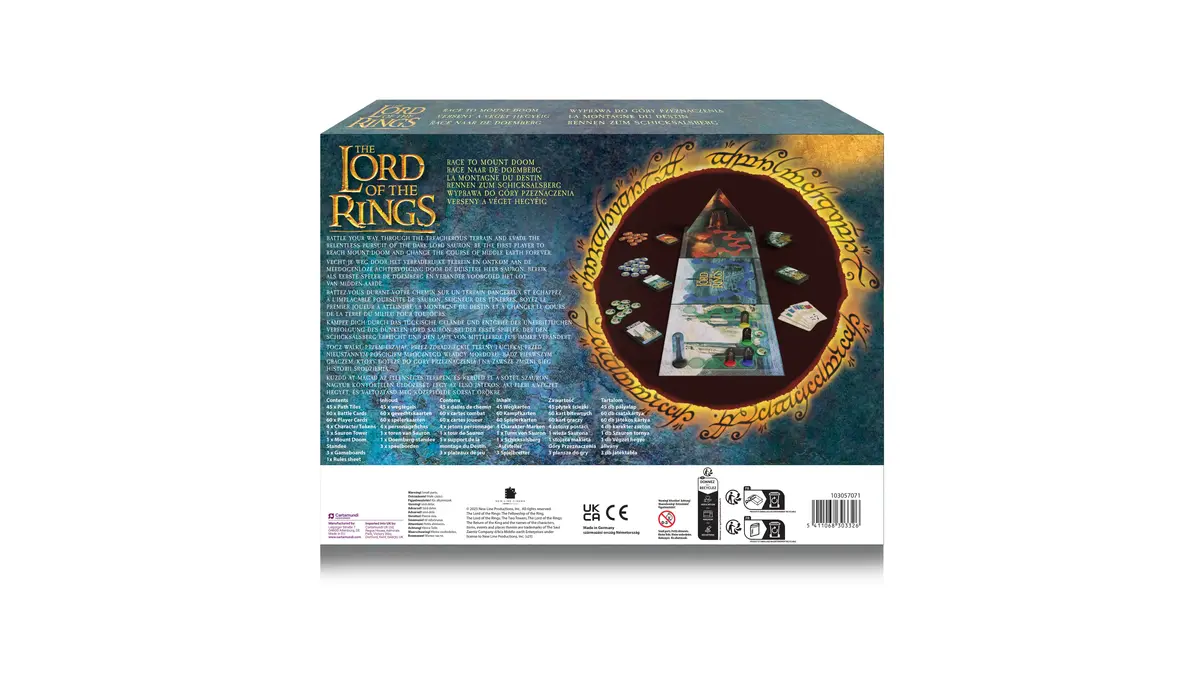 Cartamundi Shuffle Lord of the Rings Mount Doom — galda spēle Photo 4