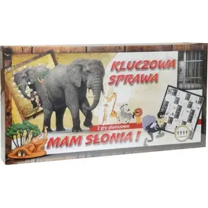 Galda spēle Moneks Gra Mam Słonia / Kluczowa Sprawa — ģimenes galda spēle (poļu nosaukums)