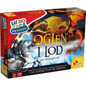 Board game Lisciani Gra planszowa Ludoteca Ogień i Lód – family strategy game by Lisciani
