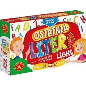 Настольная игра Alexander Ostatnia Litera Light — словесная вечерин. игра, MPN 350384