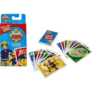Board Game Pro Kids Uno Junior Strażak Sam — child-friendly card game based on Fireman Sam