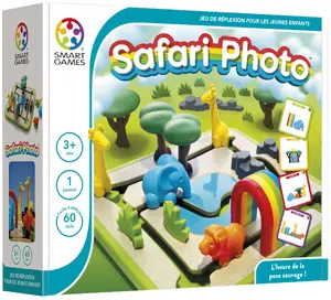 Board Game IUVI Games SmartGames Safar Park Jr. — logic puzzle for ages 3–5, single-player activity