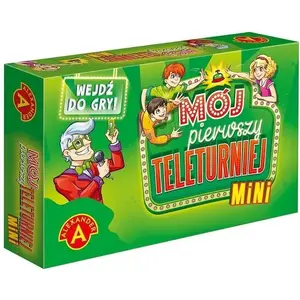 Board game Alexander Mój pierwszy teleturniej Mini — family party quiz, junior edition
