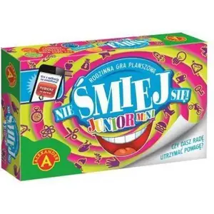 Board game Alexander Nie Śmiej Się! Junior Mini — family party game, compact edition