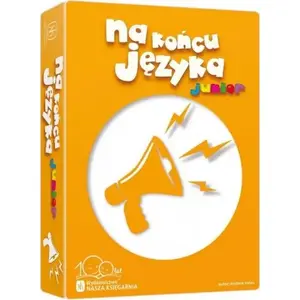 Board Game Nasza Księgarnia Gra Na Końcu Języka Junior — family word play for children