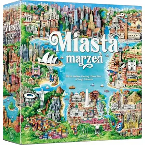 Galda spēle nasza księgarnia — Nasza Księgarnia Miasta marzeñ (ģimenes galda spēle)