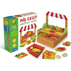 Настольная игра Granna Gra Mój sklep. Warzywa i owoce – развивающая ролевая игра для детей