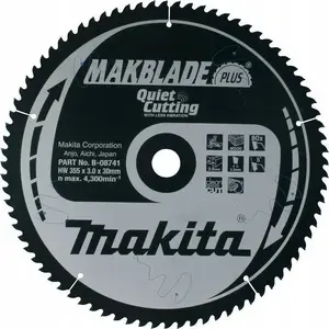 Ripzāģa disks Makita MAKITA PIŁA TARCZOWA 355x30x80z MAKBLADE PLUS kokam