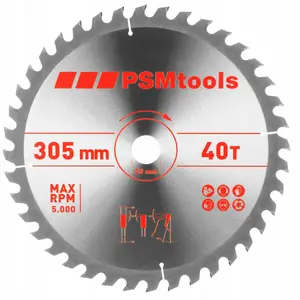 CMT komplekts ripu 305x30 mm, divas cietmetāla zobu ripas 24/40