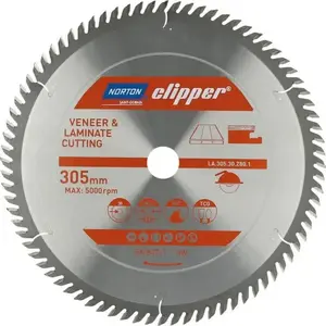 Алмазный дисковый пильный диск Norton Clipper LA.305.30.Z80.1 — 305 мм, посадочное 30 мм, Z80