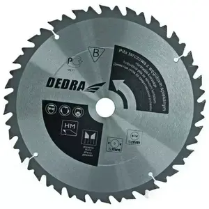 Apaļais zāģa asmenis Dedra HL35024, diametrs 350 mm, 30 mm kontaktcaurums, priekš koka, 1 gab.