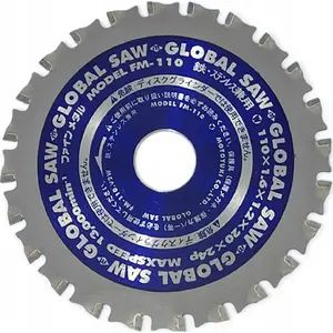 Diska zāģa ripa Global 110 x 1,6/1,2 x 20 mm, 24 zobi, CERMET — tērauda griešanai