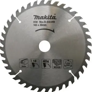 Дисковая пильная пластина Makita MD-03349 165 x 20 мм диаметр и отверстие