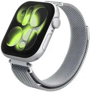 Spigen siksniņa WBM4 priekš Apple Watch 8/9/10/11/SE (40/41/42 mm) Sudraba
