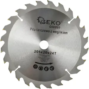 Дисковая пила GEKO 205 x 20 мм, 24 зуба (модель G00095)