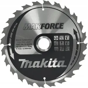 Apskates zāģis Metabo MAKFORCE WOOD, 235 mm diska, 30 mm vārpstas, 24 zobi